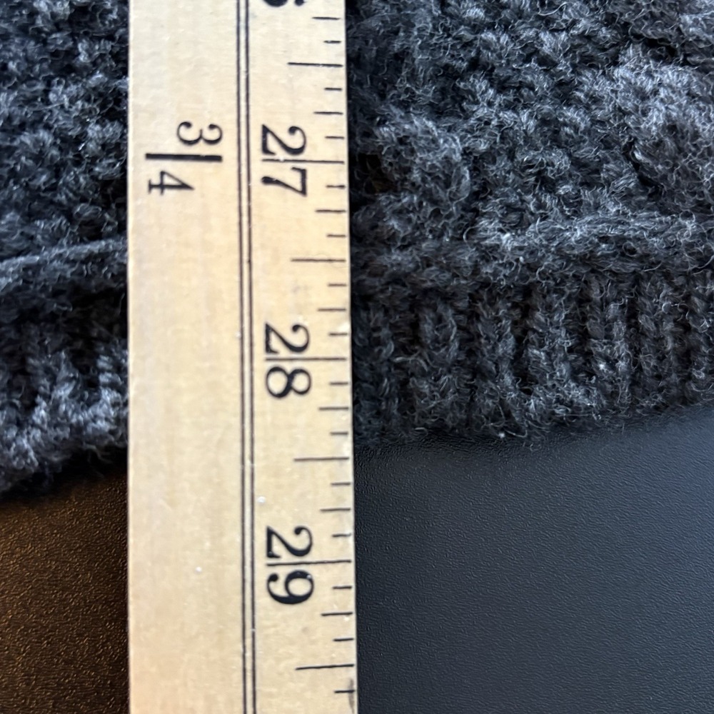 Aran Crafts Ireland Cardigan Women S 100% Merino Wool Cable Knit Long Full Zip - Picture 11 of 11